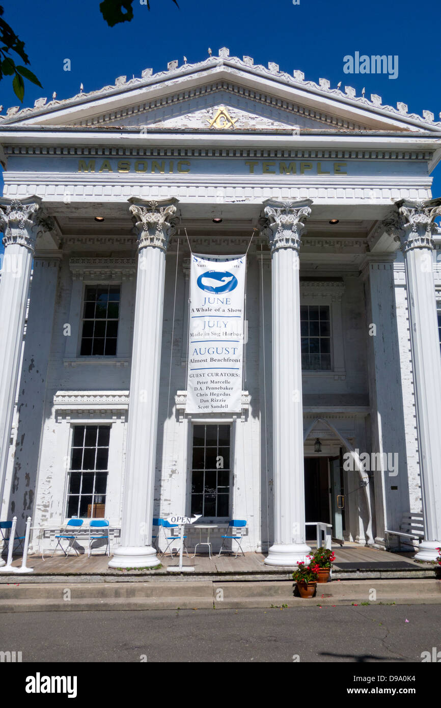 Sag Harbor Whaling Museum sur Long Island Banque D'Images