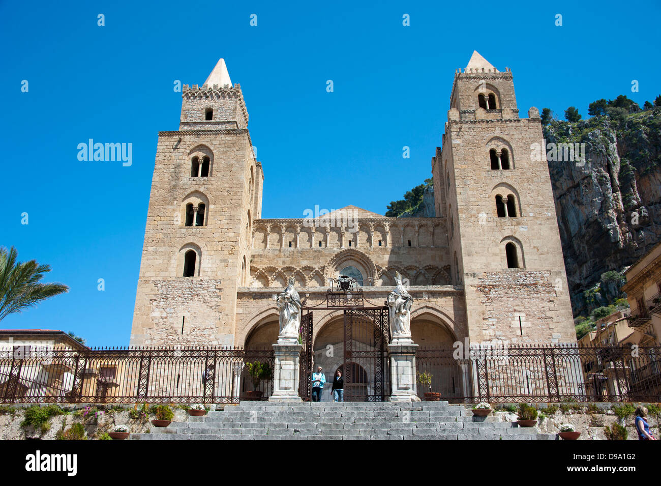 Sicile, Italie , Kathedrale, Cefalu, sicilia, Italie Banque D'Images