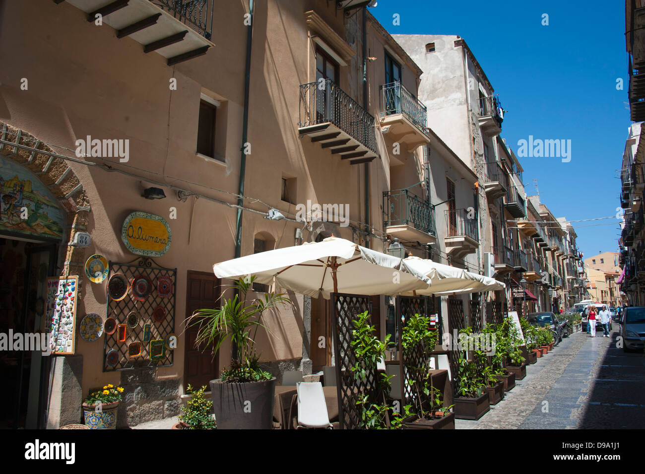 Sicile, Italie , Altstadt, Cefalu, sicilia, Italie Banque D'Images