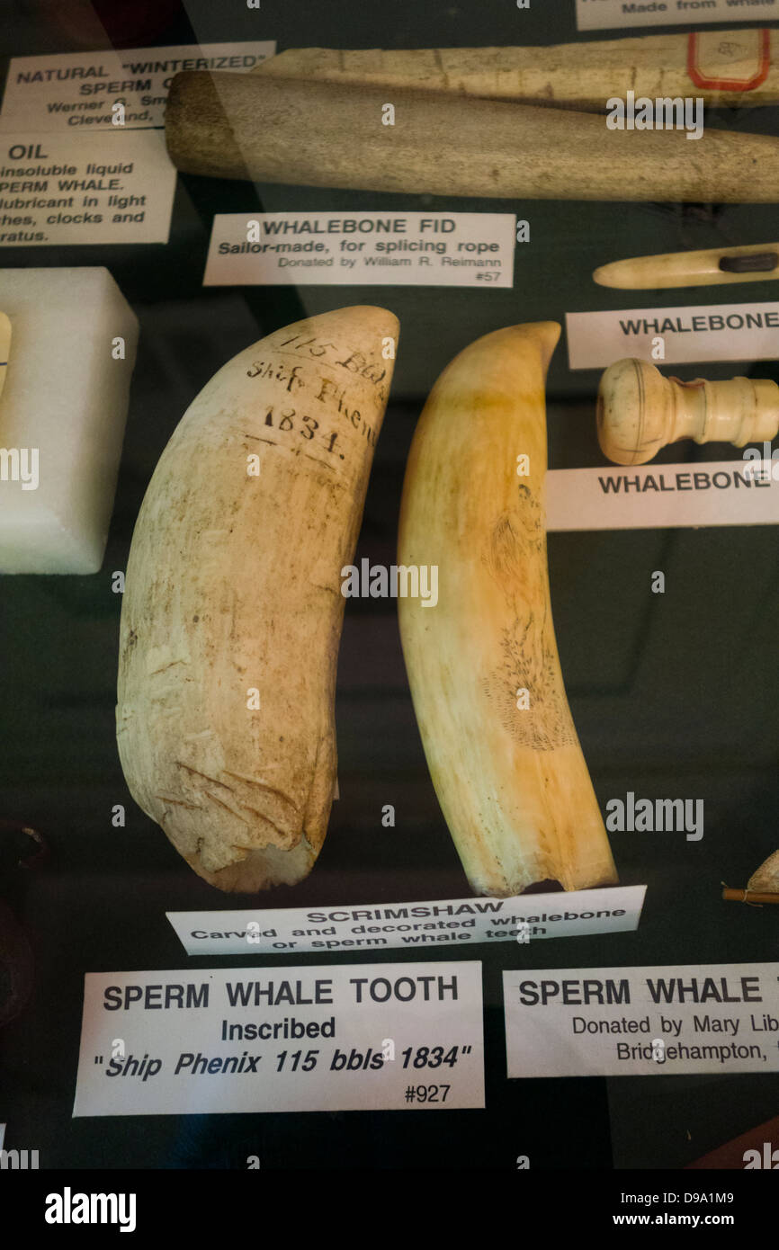 Sag Harbor Whaling Museum sur Long Island Banque D'Images