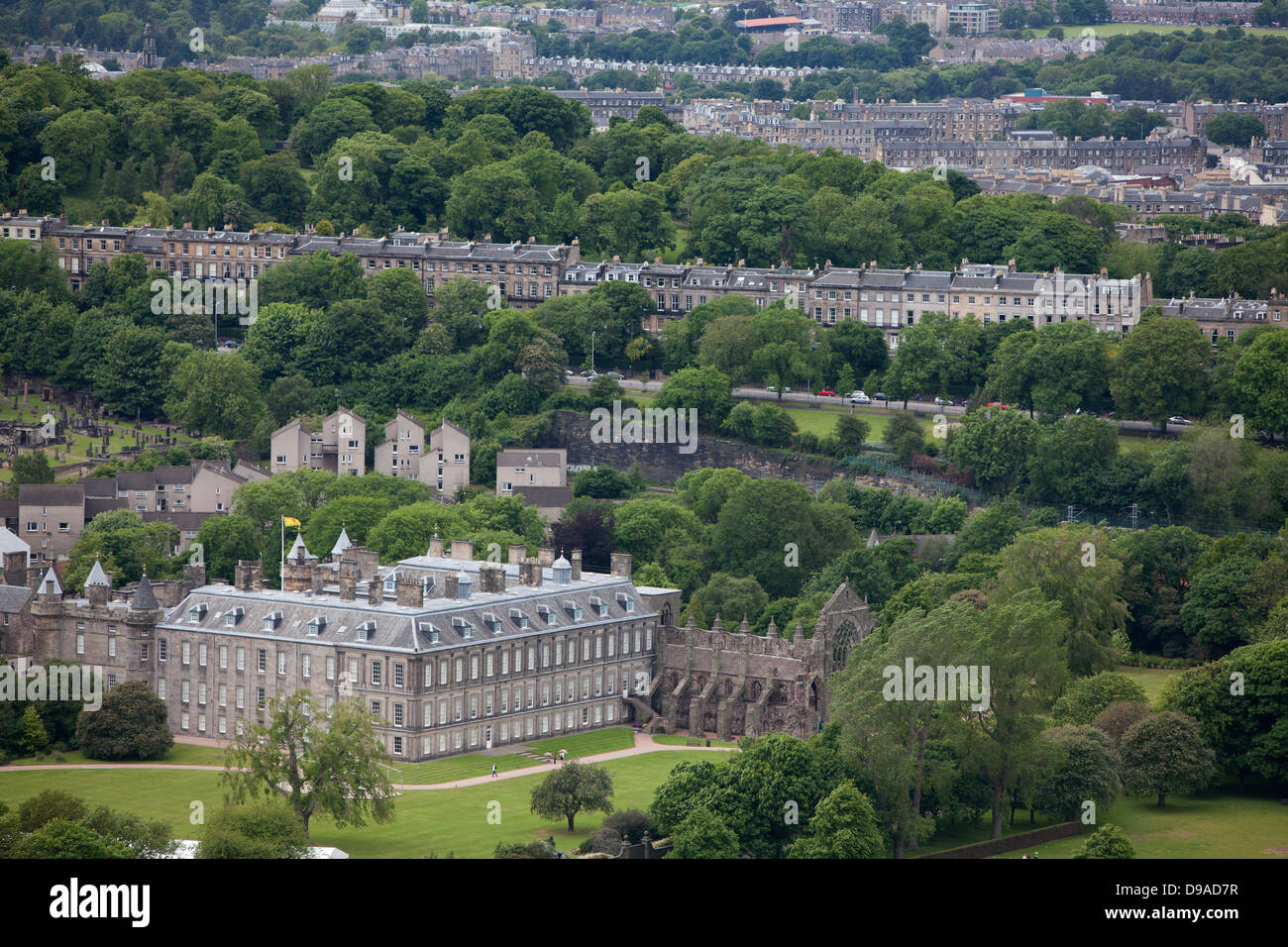 Holyrood Palace, la résidence officielle du monarque du Royaume-Uni en Ecosse. Banque D'Images