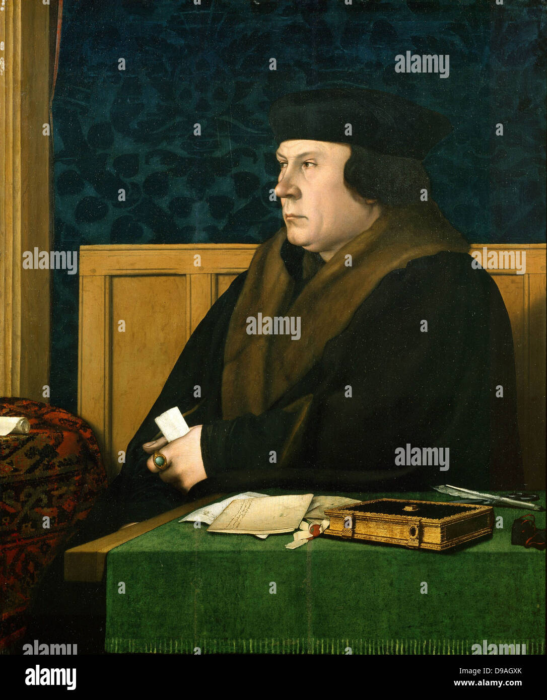 Thomas Cromwell, comte d'Essex, un avocat anglais et homme d'État qui a servi comme Ministre principal du Roi Henry VIII Banque D'Images Thomas Cromwell, comte d'Essex, un avocat anglais et homme d'État qui a servi comme Ministre principal du Roi Henry VIII Banque D'Images