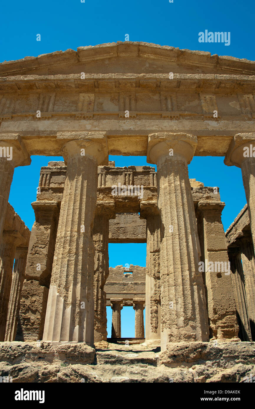 Vallée des Temples temple Concordia 10137 Turin Italie Sicile Tempel Concordia Tal der Tempel 10137 Turin Sicilia Italie Agrigento Banque D'Images