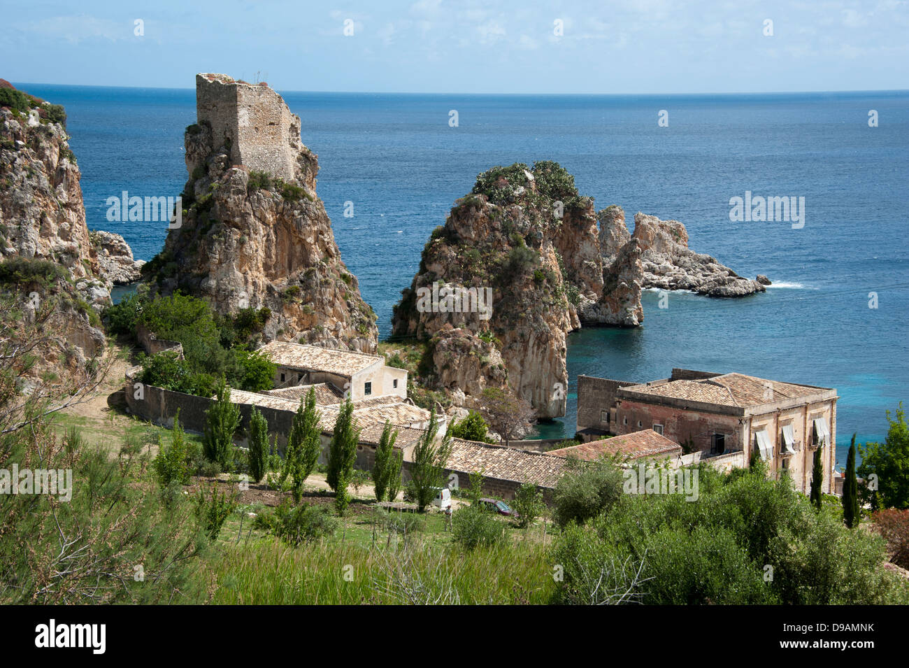 Les roches, Scopello, Trapani, Sicile, Italie , Felsen, Scopello, Provinz Trapani, Sicile, Italie Banque D'Images