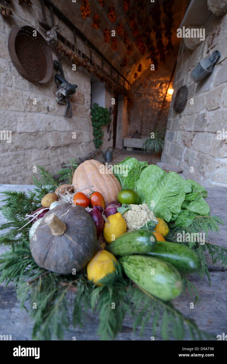 Les fruits et légumes en Italie. Photo : Frank May Banque D'Images