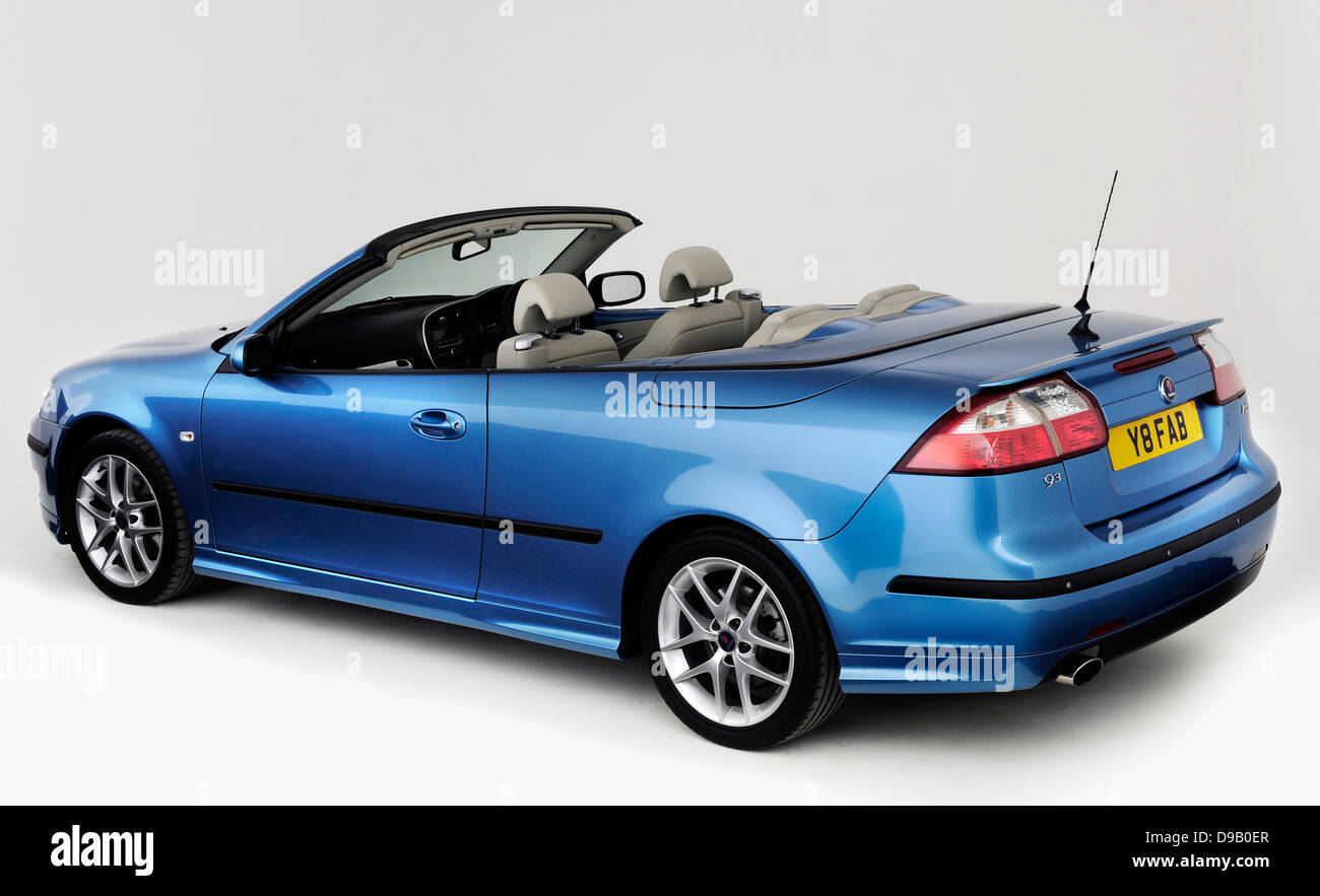 2007 Saab 9-3 Cabriolet Banque D'Images