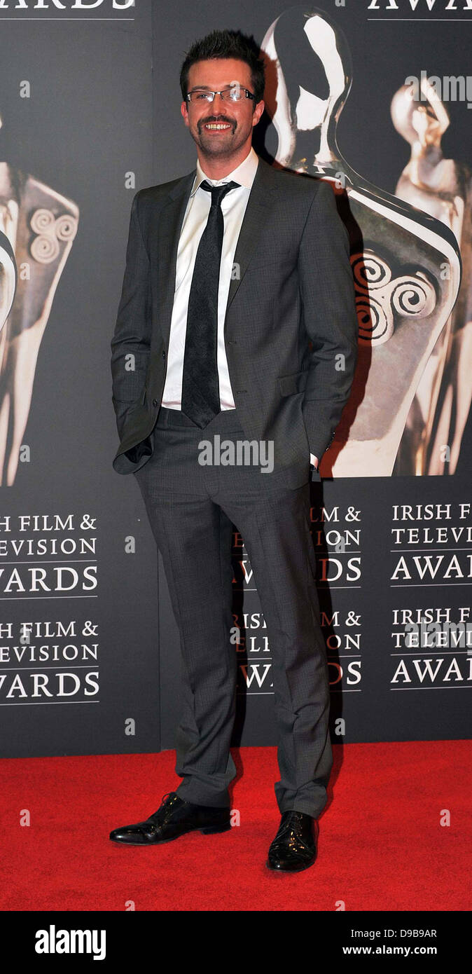 Emmet Scanlan l'Irish Film and Television Awards 2012 à la Convention de Dublin Centre - Dublin, Irlande des arrivées - 11.02.12 ** Non disponible pour publication dans les tabloïds irlandais. Disponible pour publication dans le reste du monde** Banque D'Images