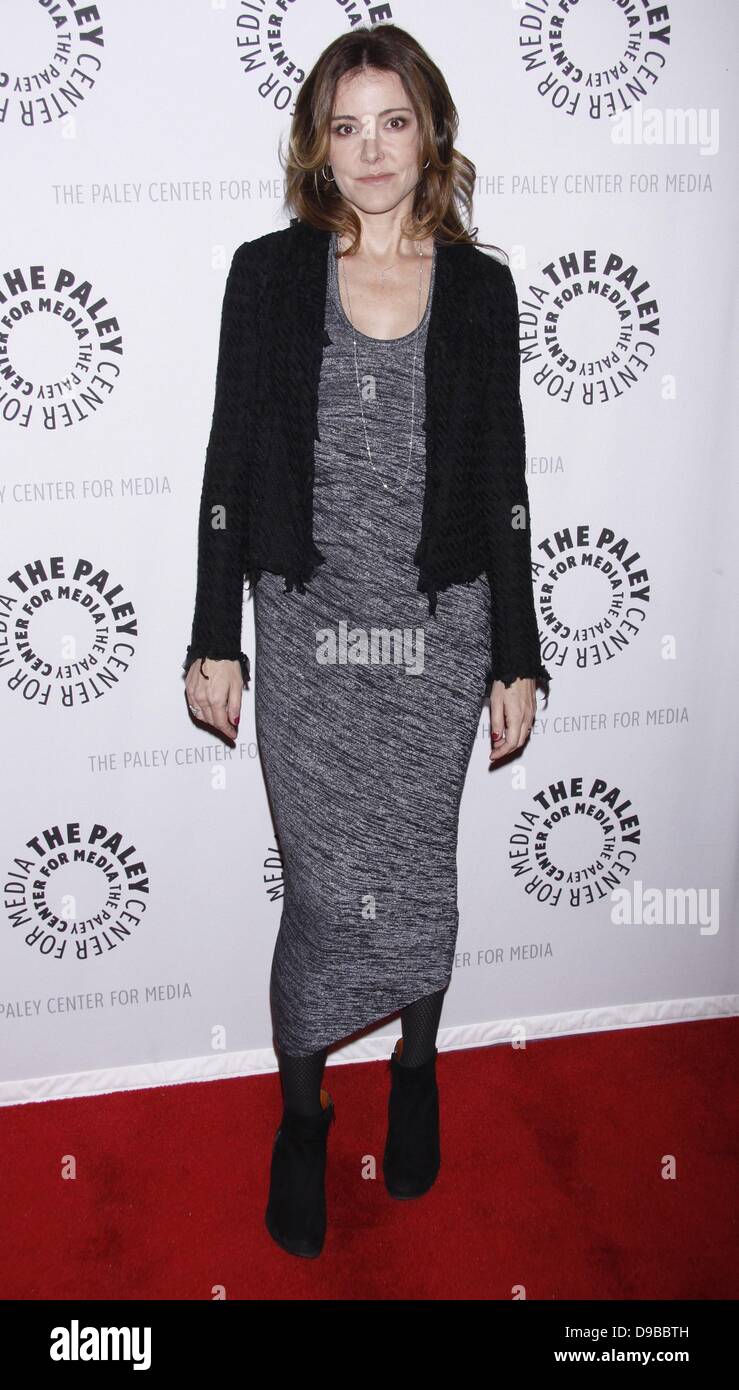 Christa Miller Cougar Town la troisième saison premiere tenue au Paley Center for Media - Arrivées. La ville de New York, USA - 11.02.12 Banque D'Images