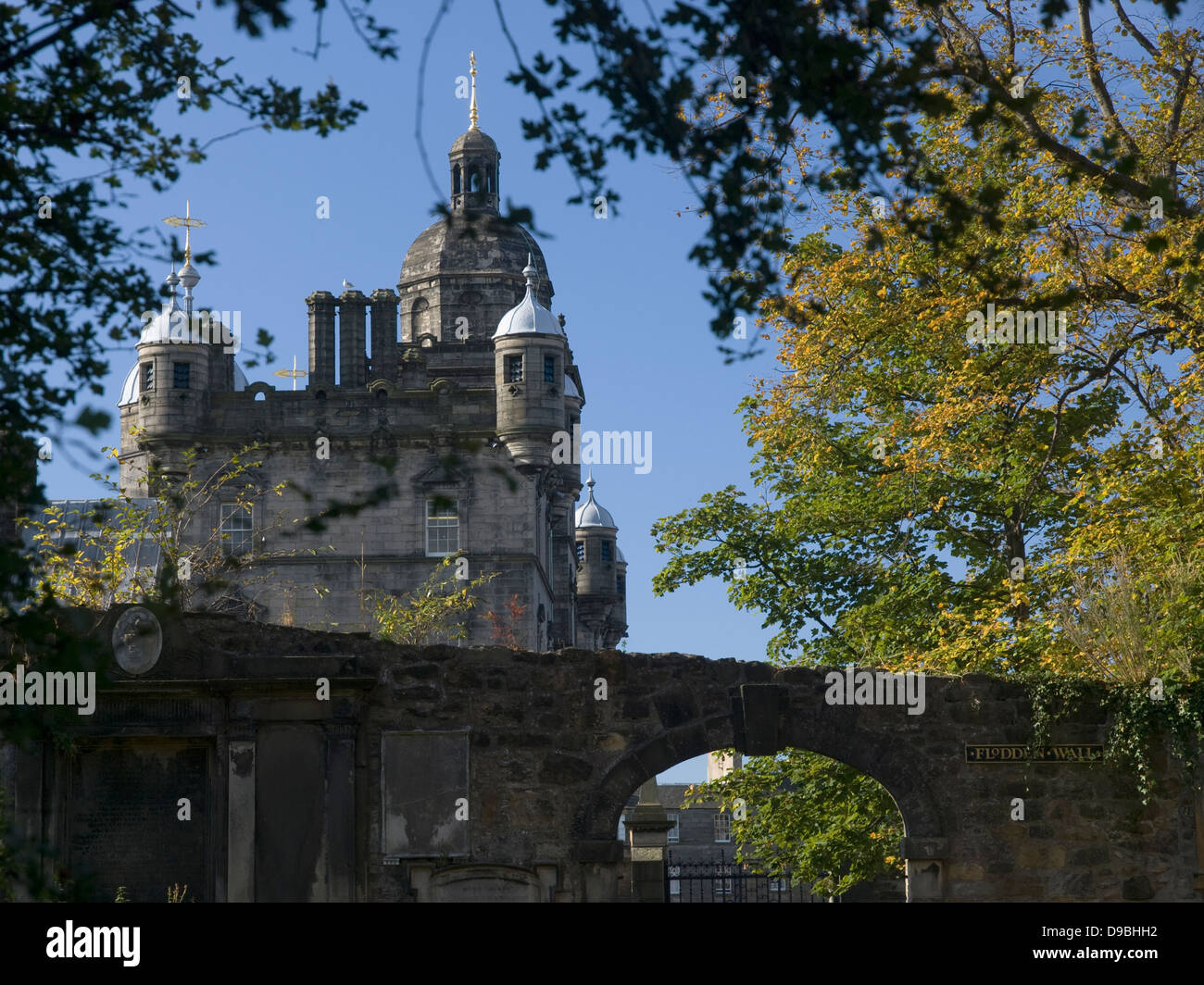 George Heriot's School de Greyfriars Kirkyard Banque D'Images