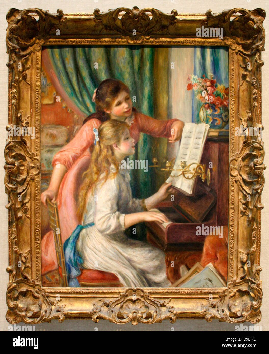 Pierre Auguste Renoir 1841-1919, les jeunes filles au piano, 1892. Banque D'Images