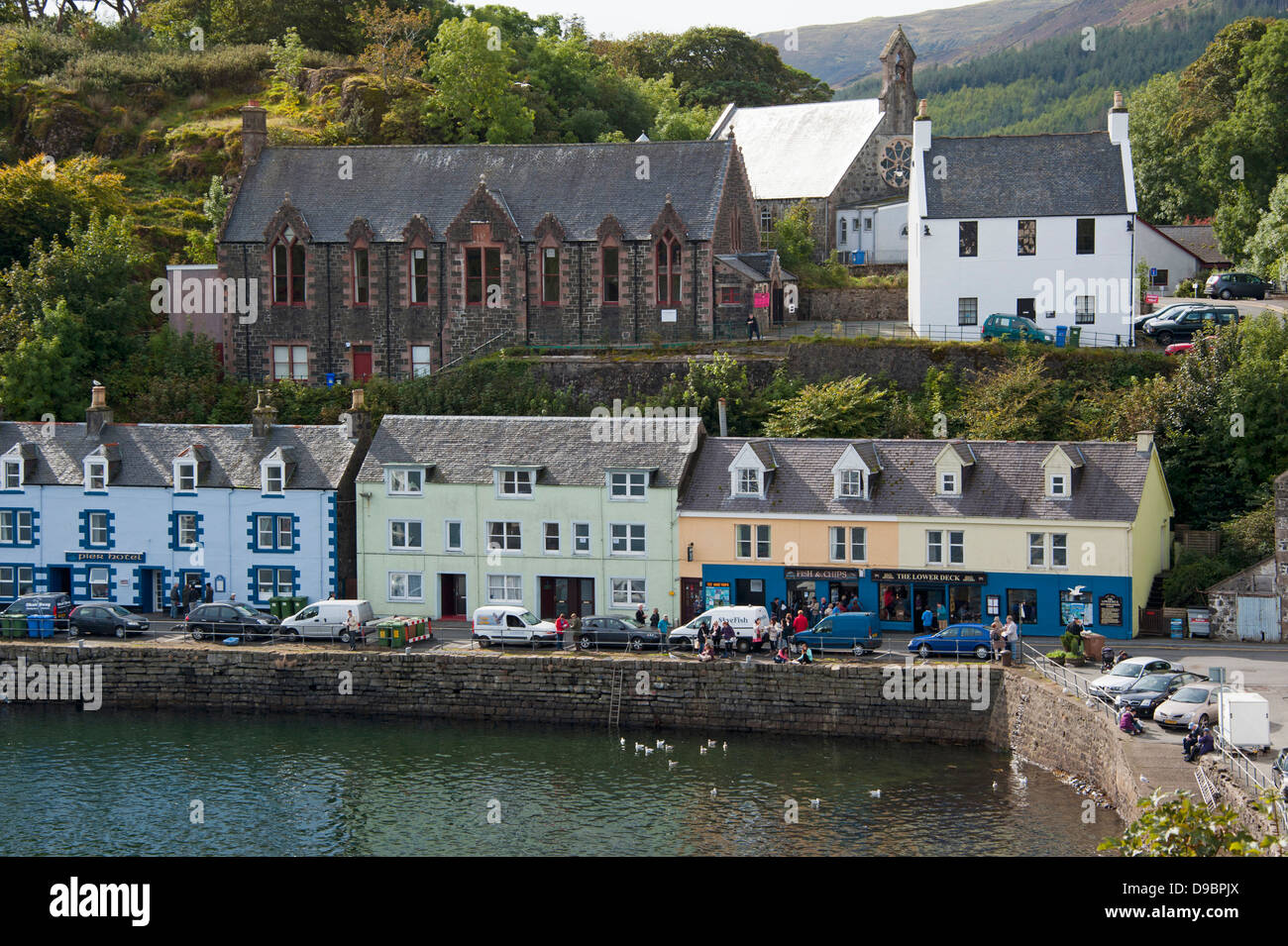 Portree, Isle of Skye, Ecosse, Grande-Bretagne, Europe, Inner Hebrides , Portree, Isle of Skye, Schottland, Grossbritannien, Eur Banque D'Images