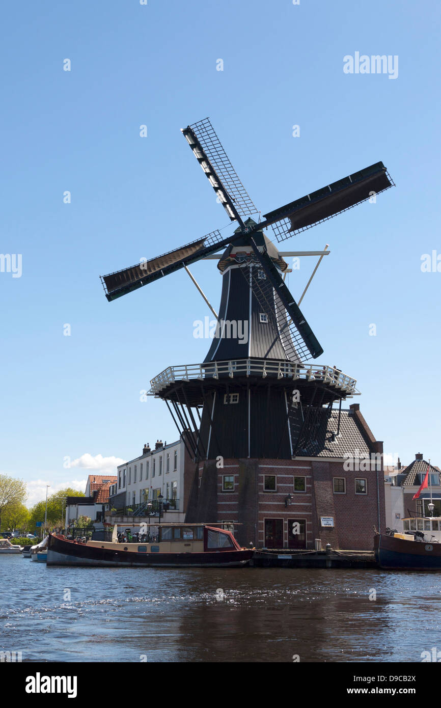Moulin de Adriaan à Haarlem en Hollande du Nord Banque D'Images