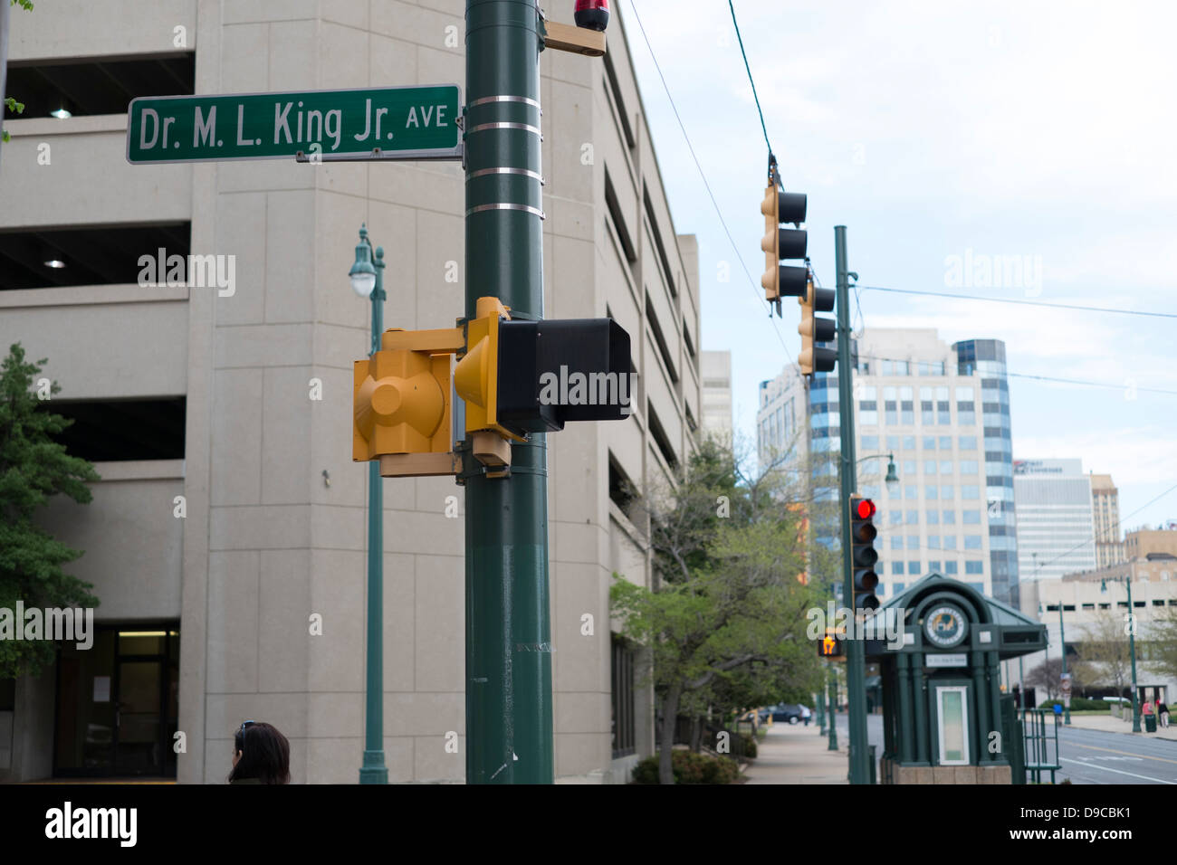 Dr Martin Luther King Avenue, Memphis, Tennessee, États-Unis Banque D'Images