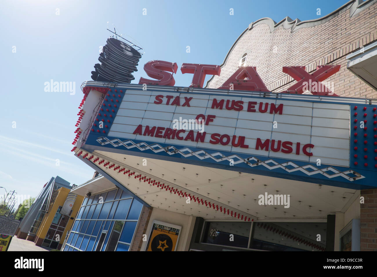 Stax records Museum, Memphis, Tennessee. Banque D'Images
