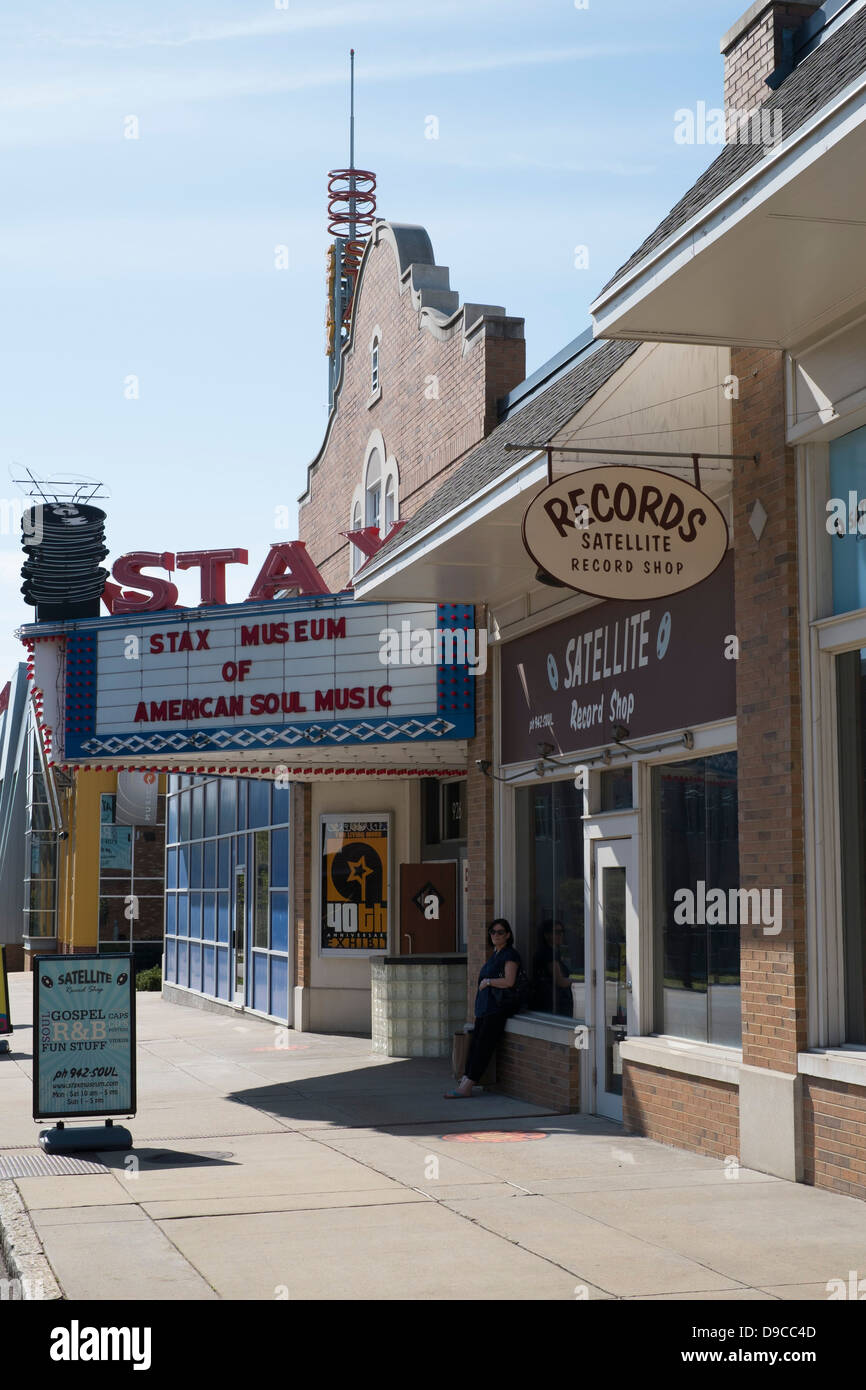 Stax records Museum, Memphis, Tennessee. Banque D'Images
