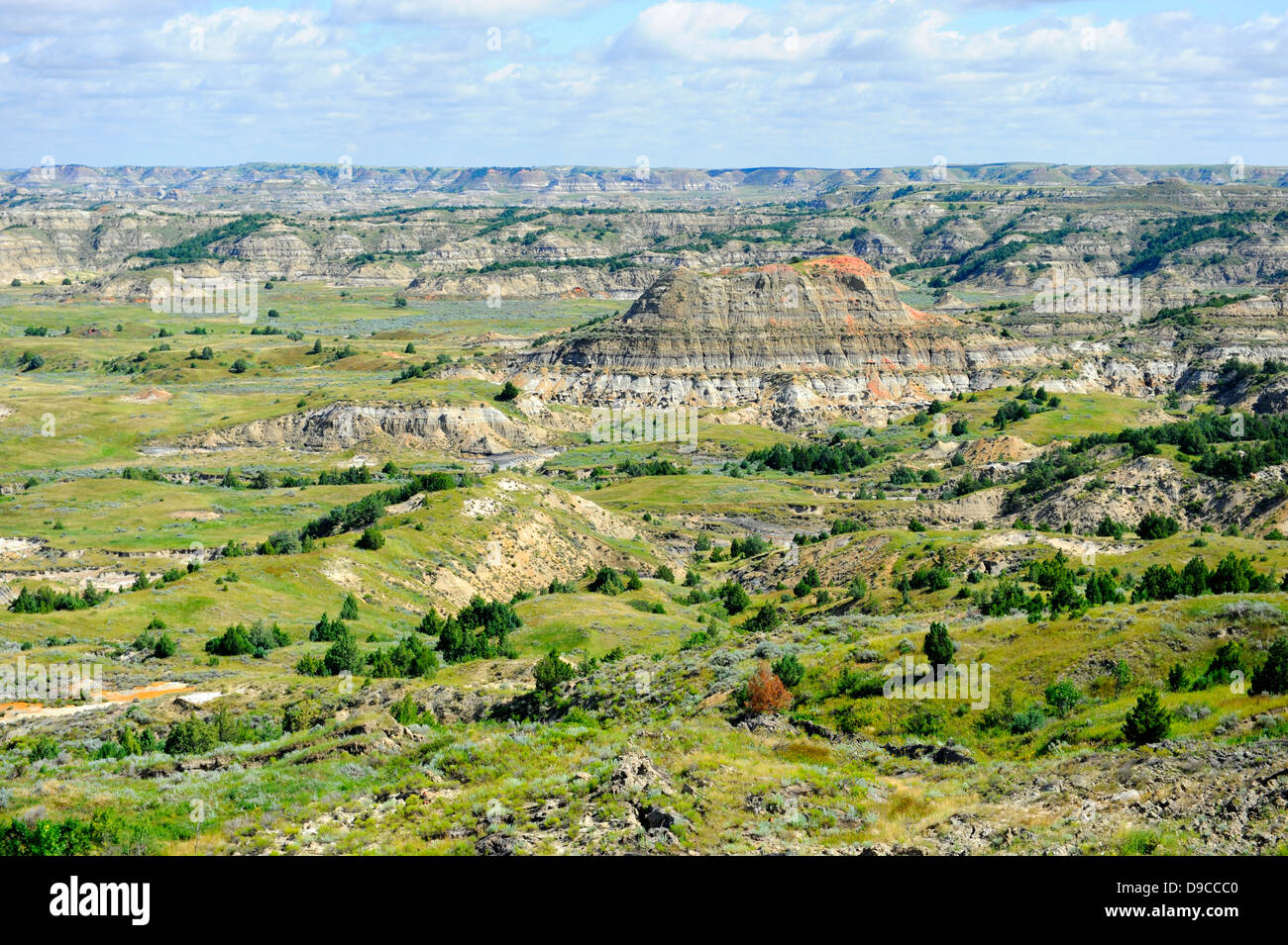 Badlands peu Missouri National Grassland au Dakota ND-NOUS Banque D'Images