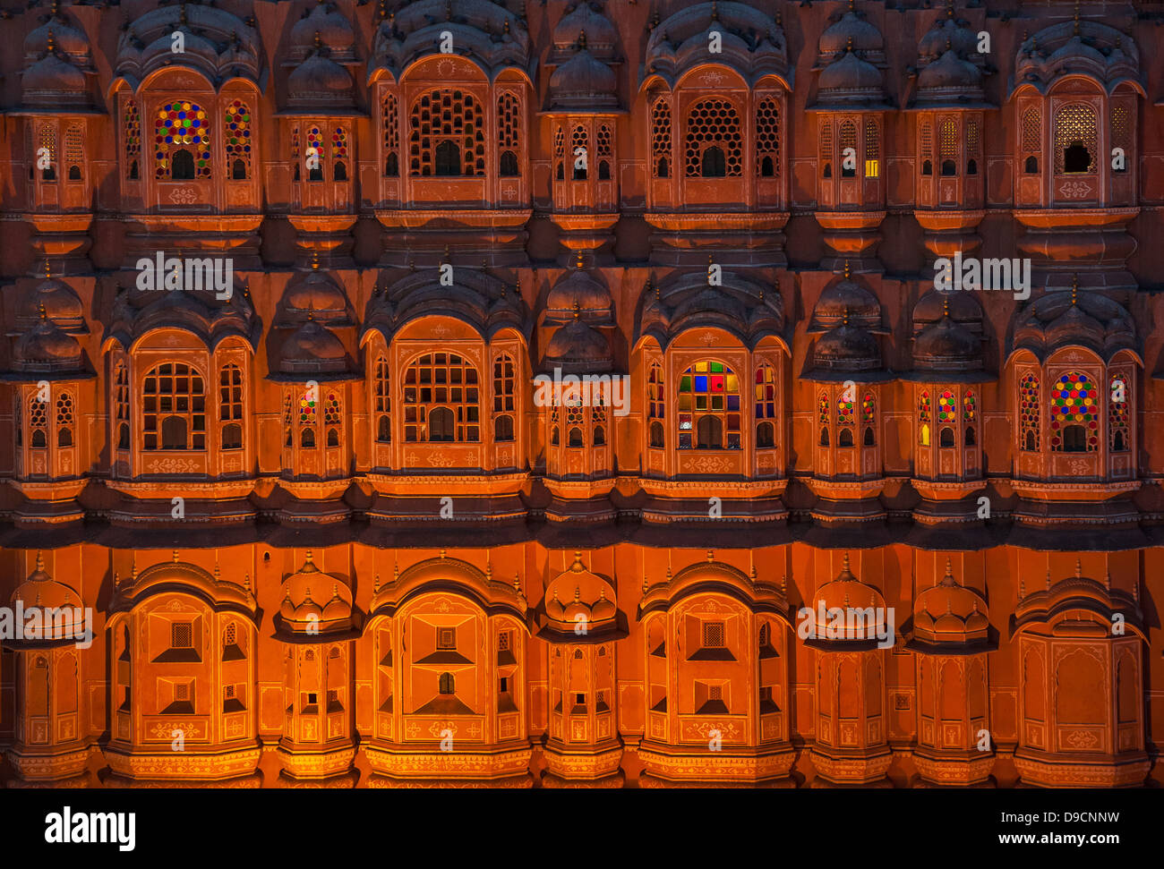 Hawa Mahal, le palais des vents, Jaipur, Inde Banque D'Images Hawa Mahal, le palais des vents, Jaipur, Inde Banque D'Images