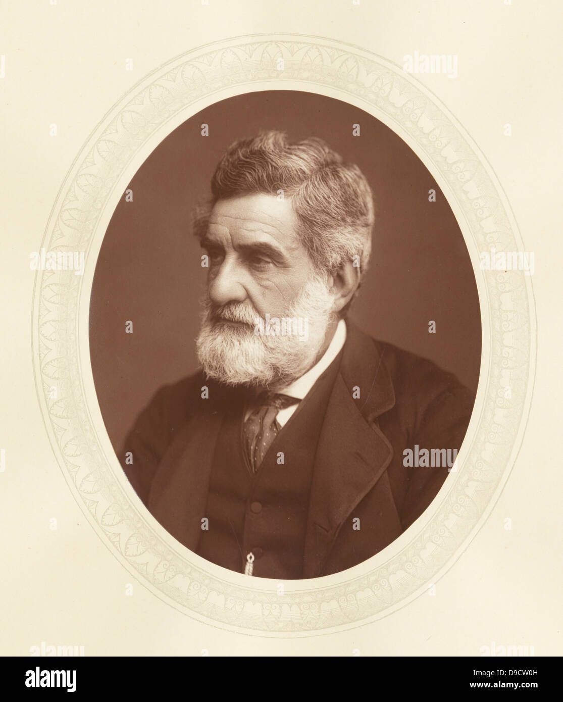 Hormuzd Rassam (1826-1910) c1880, archéologue assyrien assyrien et diplomate britannique. Il a travaillé avec Layard à Nimrud et Kuyunjik 1852-1854 et de tables d'argile découvert Épopée de Gilgamesh. Banque D'Images