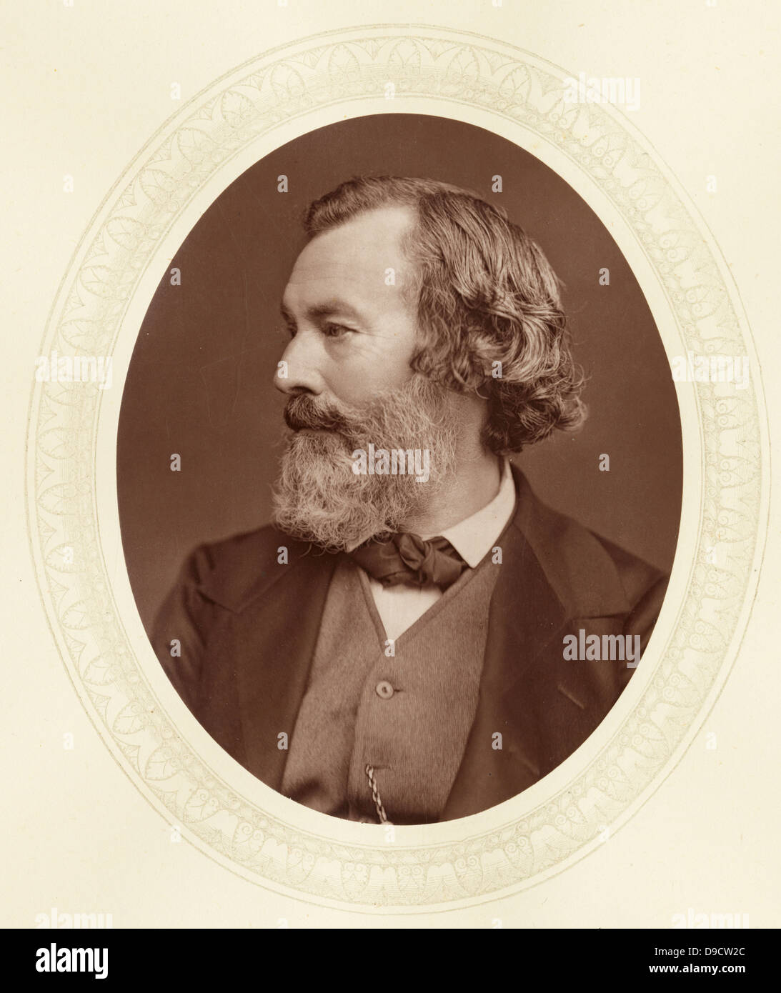 Joseph Durham (1814-1877) sculpteur français. Ses oeuvres : bustes de Jenny Lind et de la reine Victoria. Banque D'Images