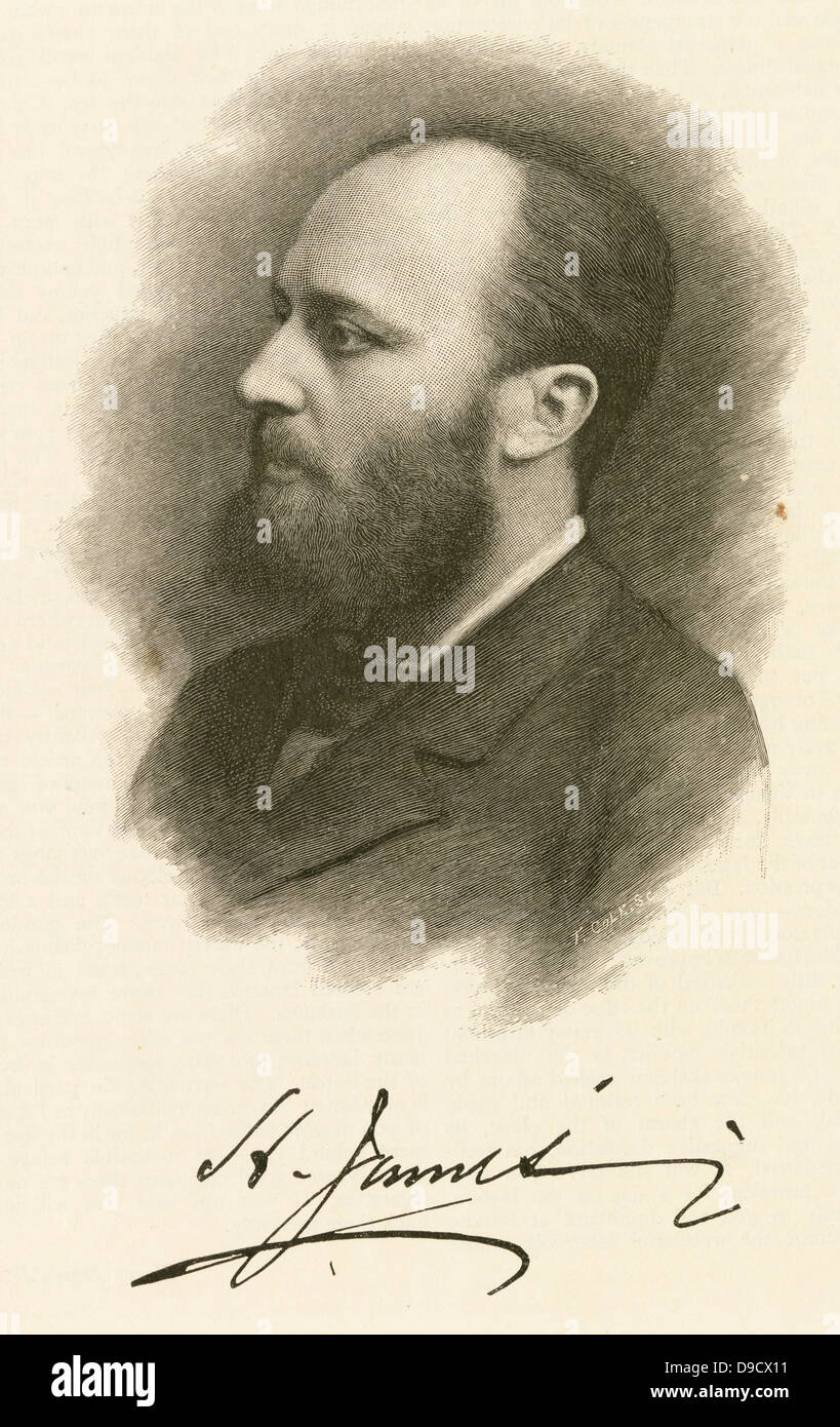 Henry James (1843-1916), romancier américain d'origine et écrivain, une figure clé de 19e siècle liteary le réalisme. A pris la nationalité britannique en juillet 1915 et nommé à l'Ordre du mérite, le 1er janvier 1916. La gravure. Banque D'Images