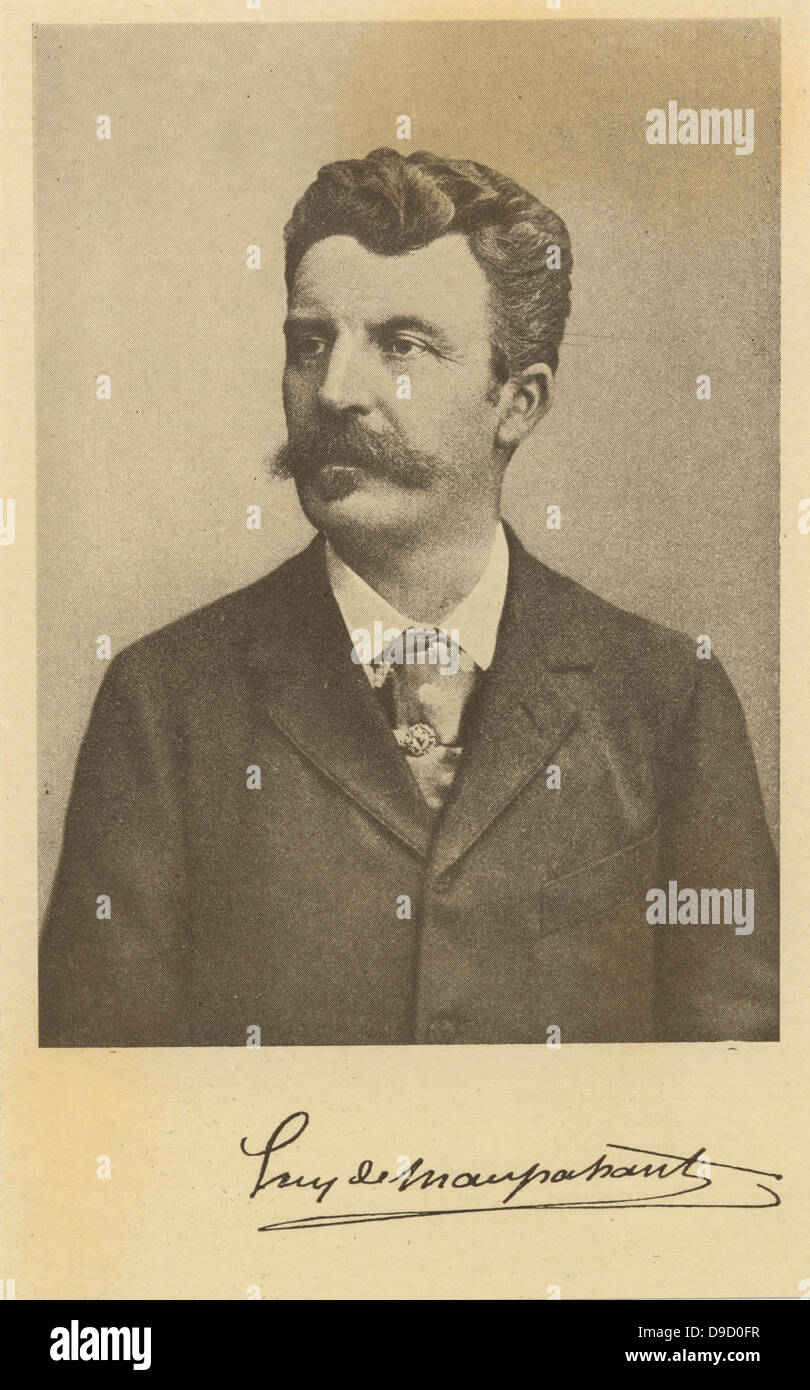 (Henri Rene Albert) Guy de Maupassant (18501893) écrivain et romancier
