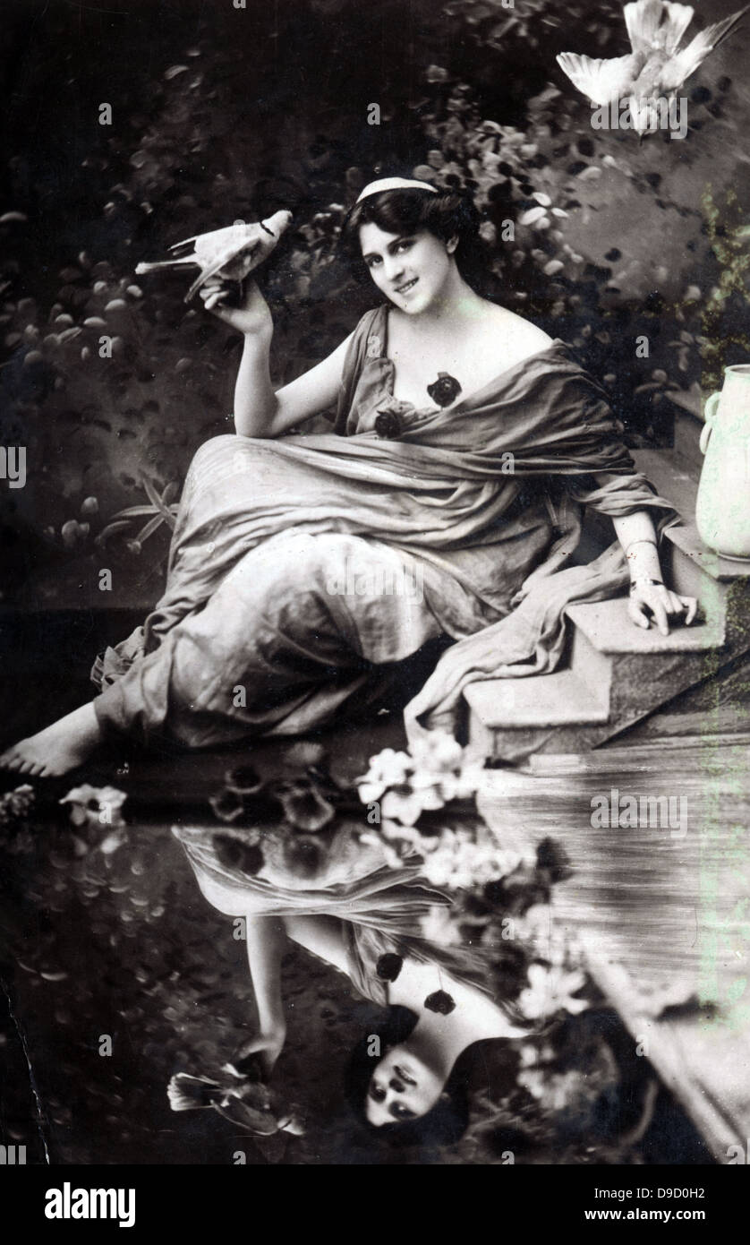 Zena Osez (1887-1975) Né à Florence Henriette Zena Dones, actrice et chanteuse qui est apparu au début du xxe siècle le théâtre musical et des comédies. Banque D'Images