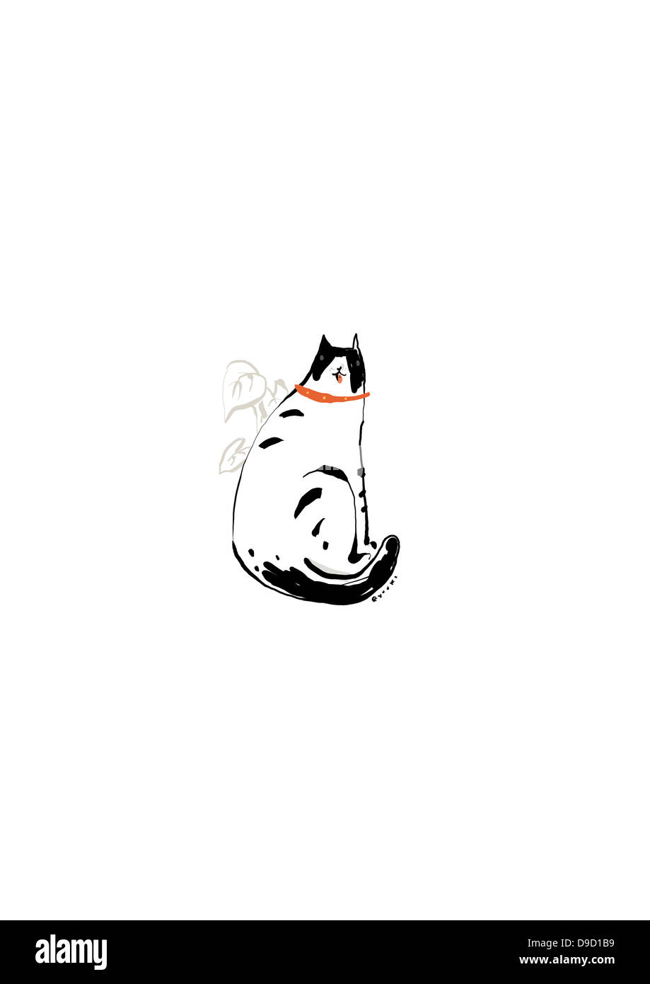 Illustration de chat Banque D'Images Illustration de chat Banque D'Images