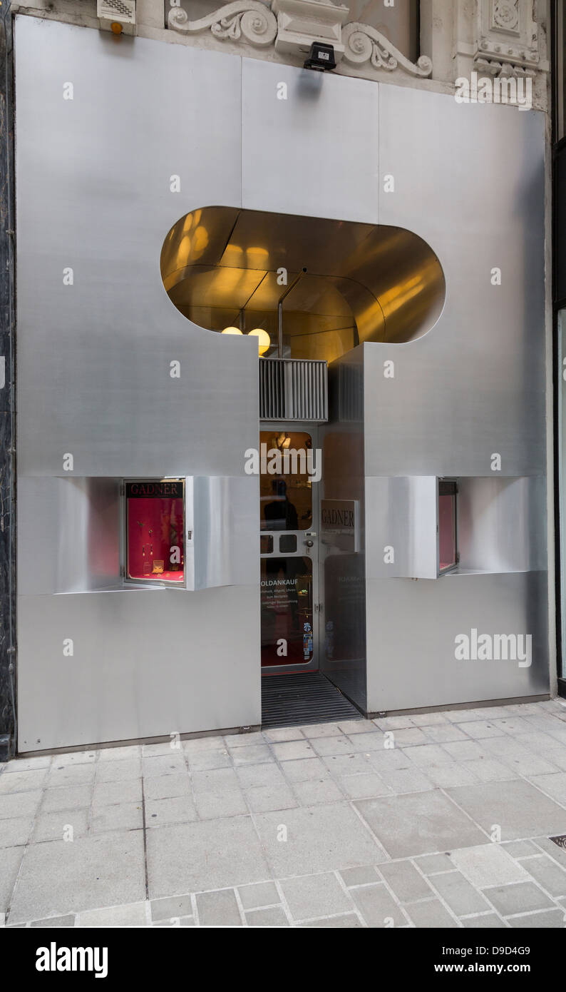 Yana Gadner Jewellers shop façade, Vienne, Autriche Banque D'Images