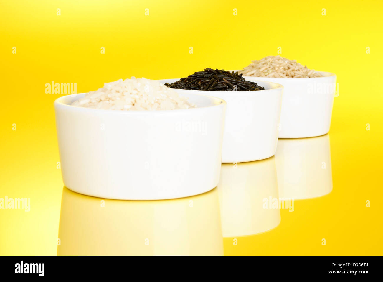 Différents types de riz Photo Stock - Alamy