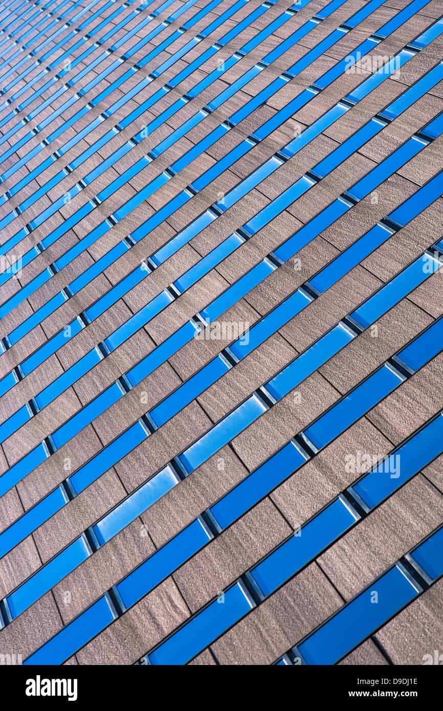 Abstraite de gratte-ciel, New York City, USA Banque D'Images