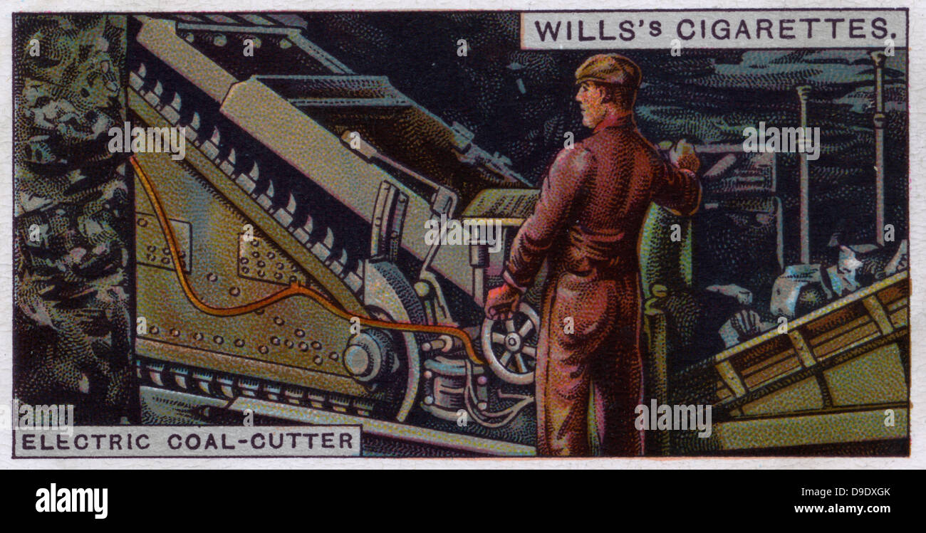 Merveilles d'ingénierie, 1927 : Electgric Haveuse et le chargeur, USA Banque D'Images