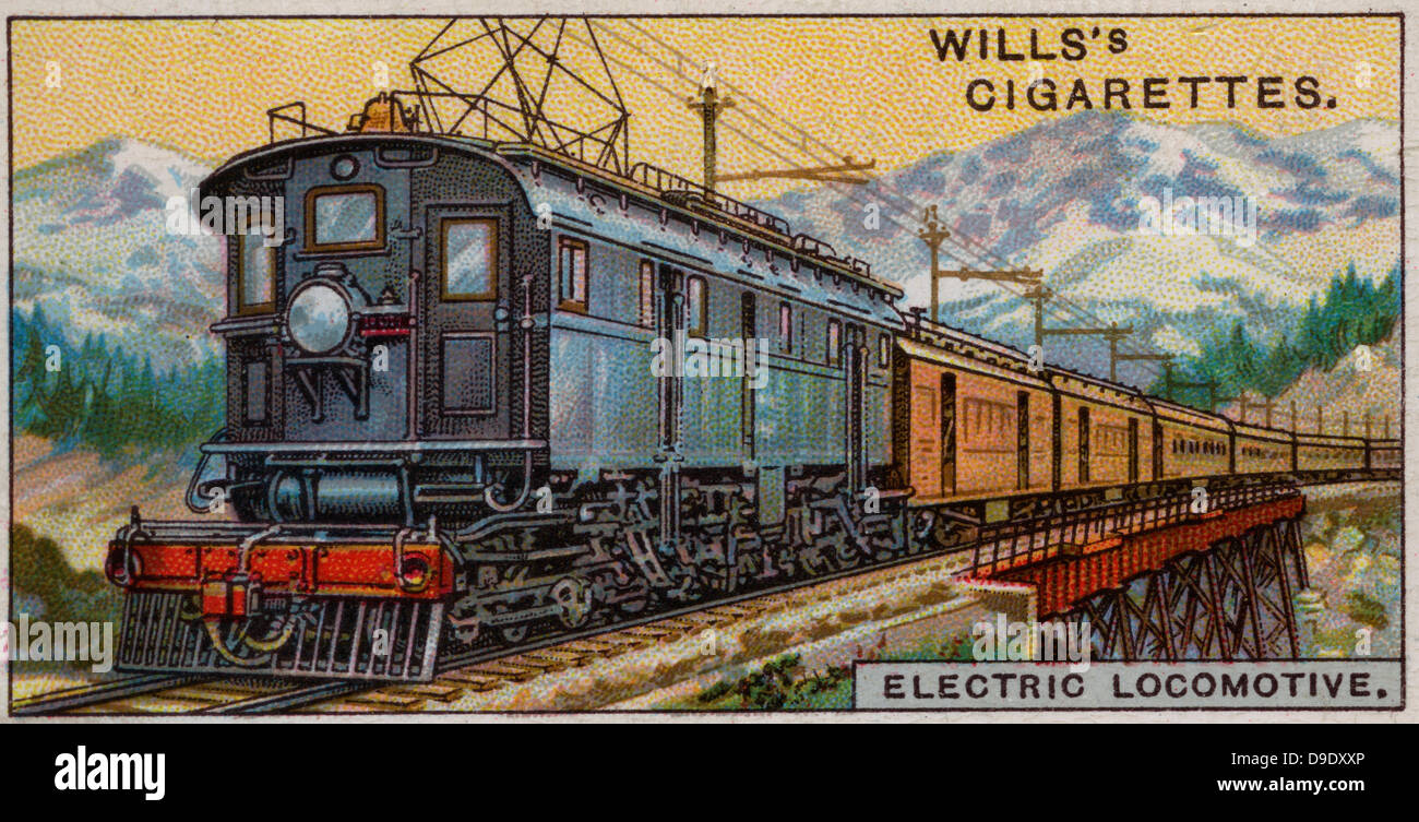 Merveilles d'ingénierie, 1927 Baldwin-Westinghouse : locomotive électrique, USA. Banque D'Images
