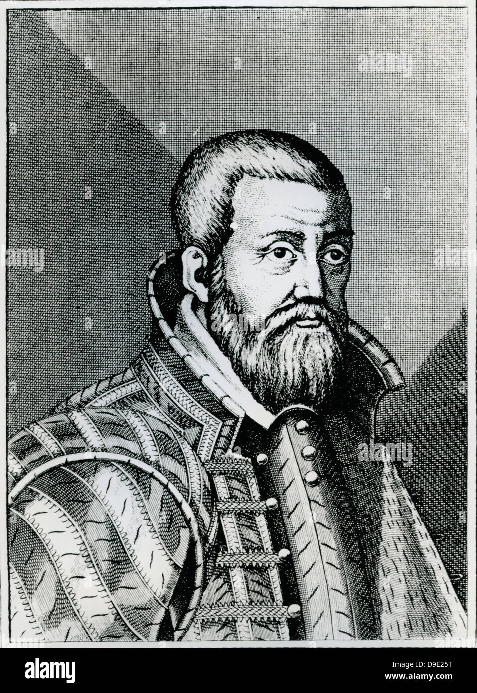 Odet de Coligny (1517-1571), homme d'église français. Banque D'Images