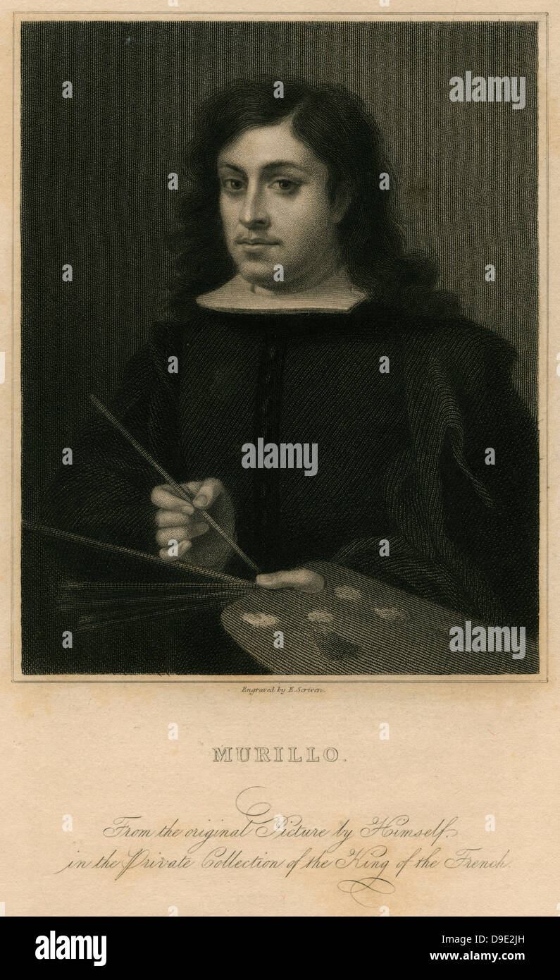 Bartoleme Estban Murillo (1618-1682), peintre baroque espagnol. Banque D'Images