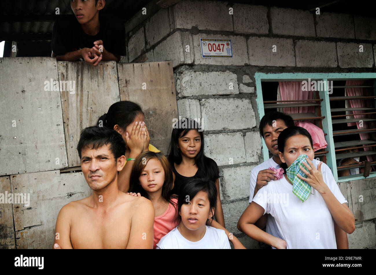 Les célébrations de Pâques, y compris du vrai crucifixions, à San Fernando, Philippines Banque D'Images