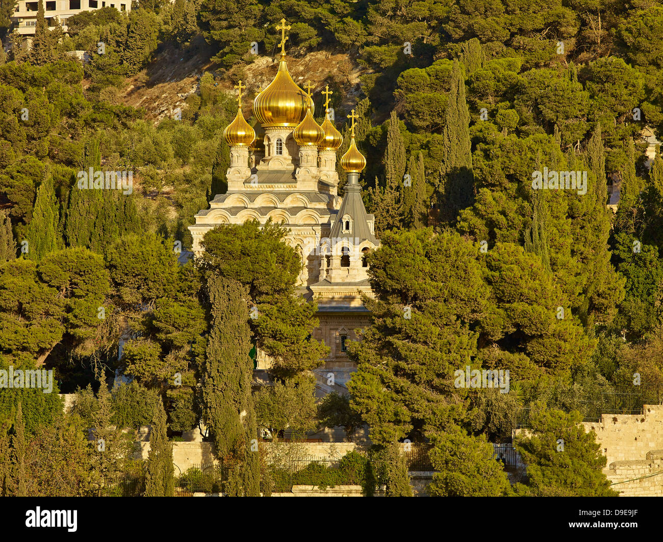 Marie Madeleine église sur le Mont des Oliviers à Jérusalem, Israël Banque D'Images