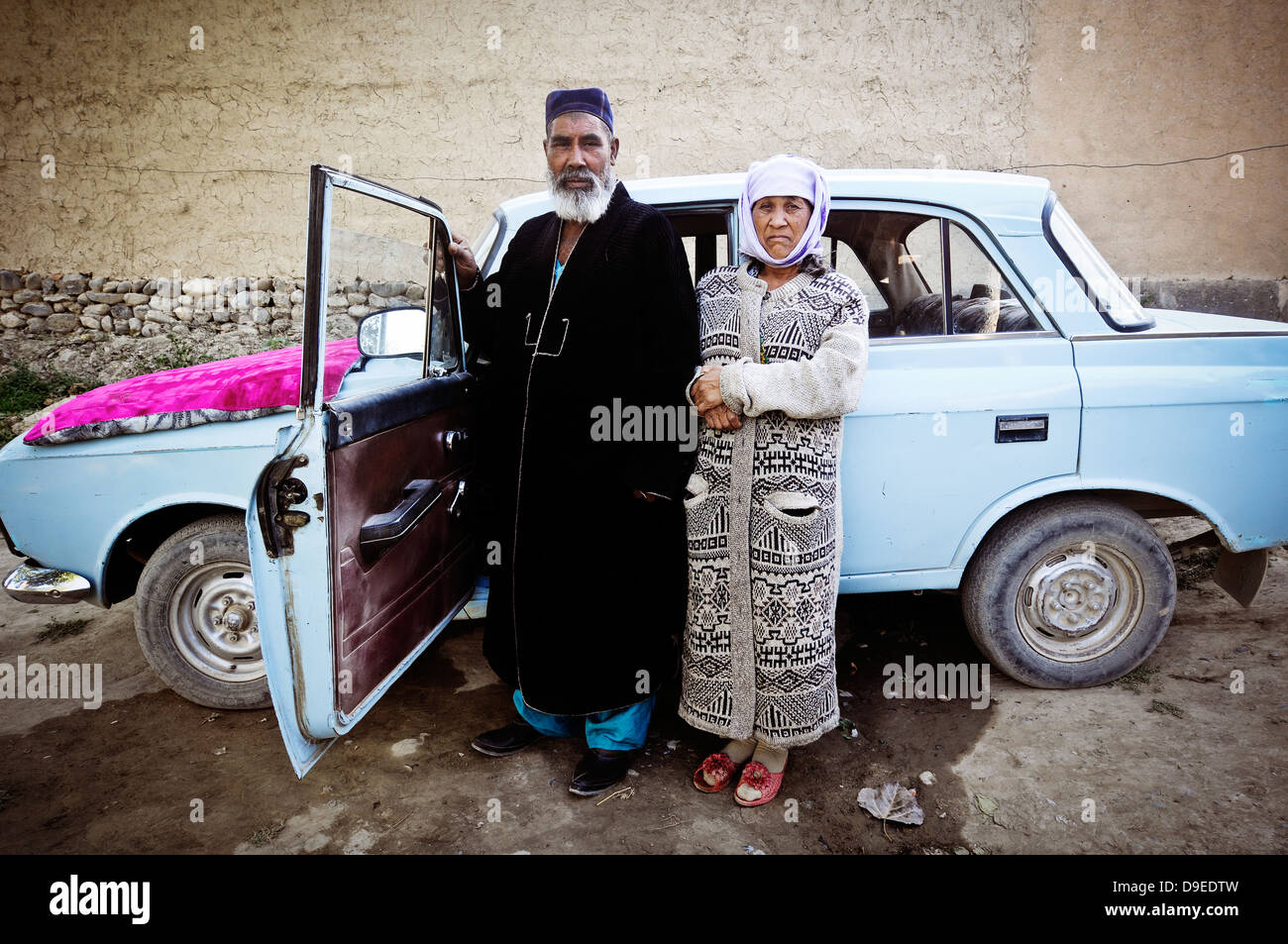 Les Tsiganes au Tadjikistan Banque D'Images