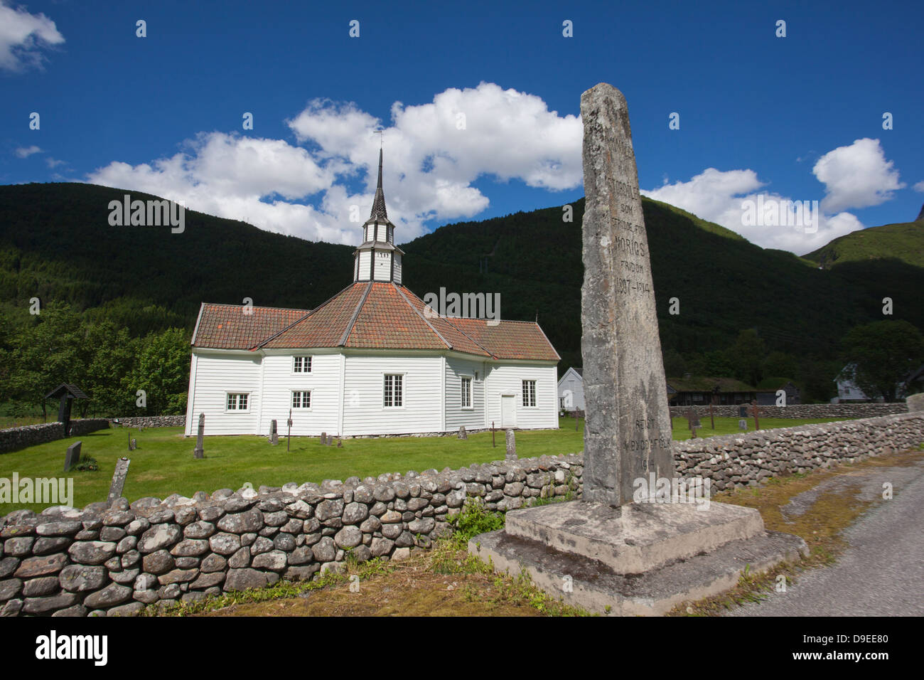 Stordal Ancienne Église, dans le village de Stordal, Møre et Romsdal, Norvège Banque D'Images