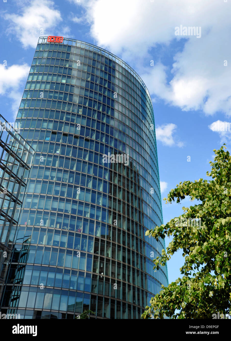 DB-Tower group siège de Deutsche Bahn AG, place de Potsdam, Berlin, Germany, Europe Banque D'Images