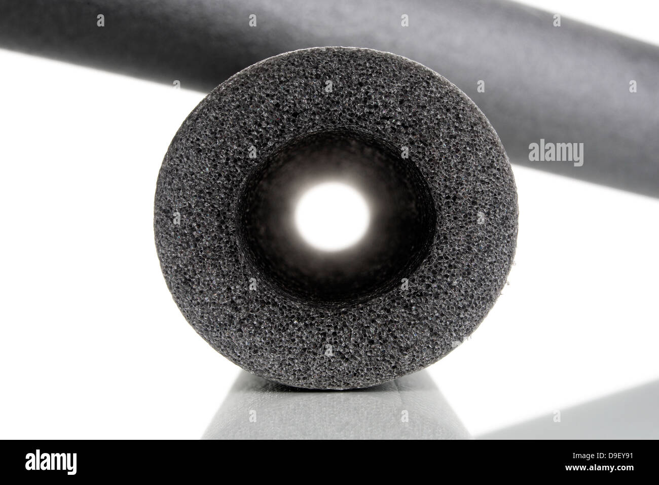 Isolation de tuyaux en caoutchouc Tuyaux de caoutchouc de l'Inde Banque D'Images