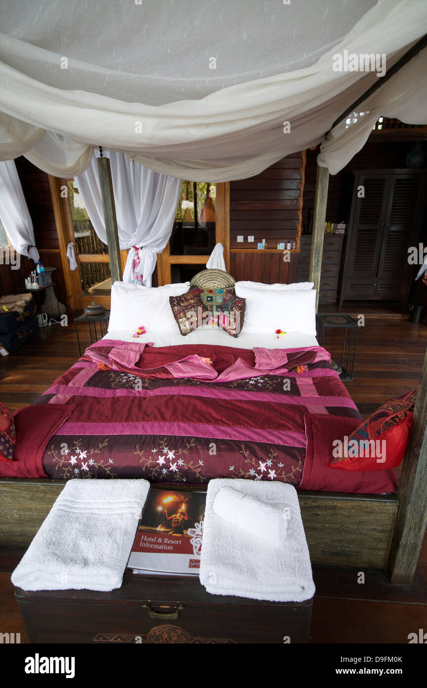 Mandina Lodge Makasutu, Forêt, Près de Banjul, Gambie, Afrique de l'Ouest, l'Afrique Banque D'Images