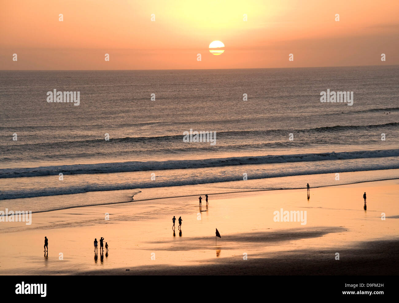 La plage de Kuta, Bali, Indonésie, Asie du sud-est Banque D'Images