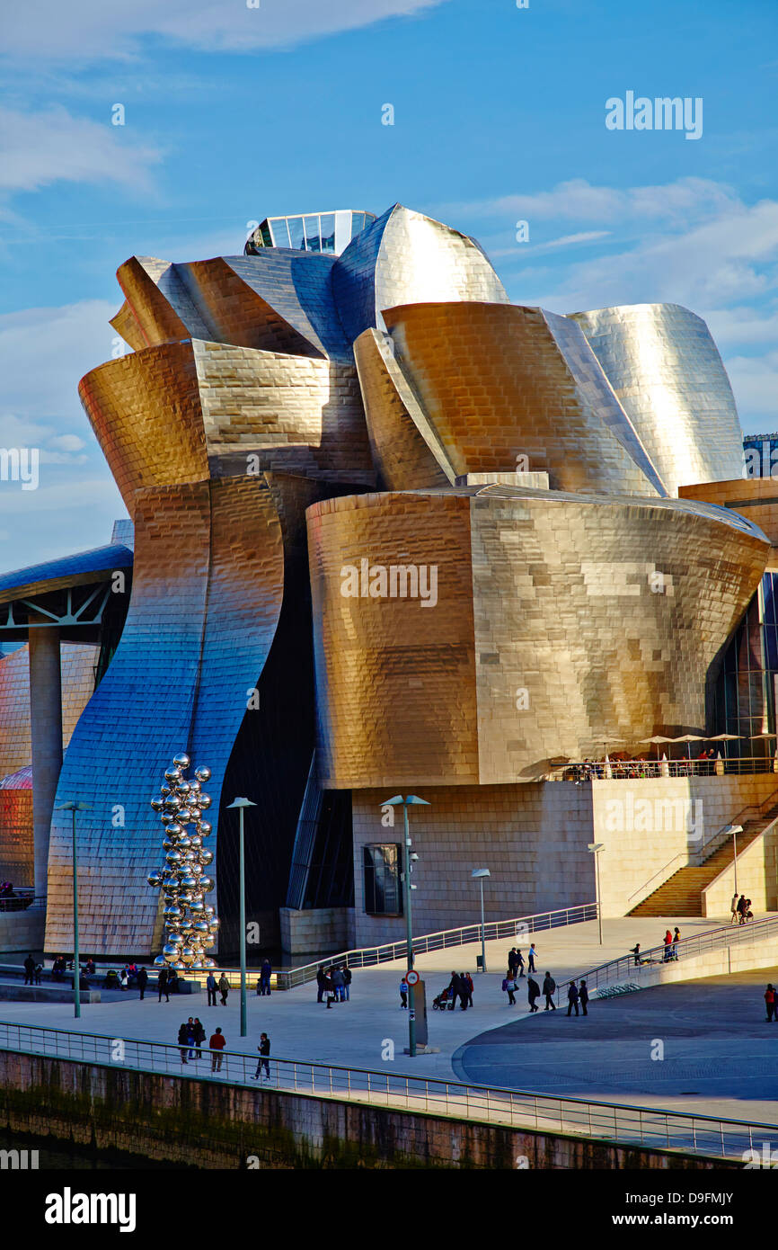 Guggenheim Museum, Bilbao, Pays Basque, Espagne Banque D'Images