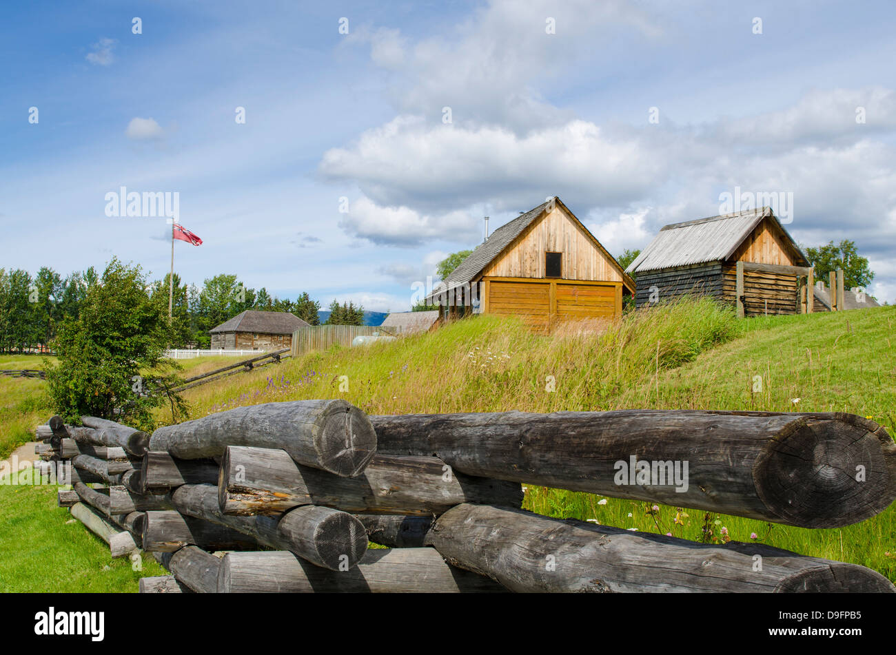 Fort Saint James Lieu Historique National, British Columbia, Canada Banque D'Images
