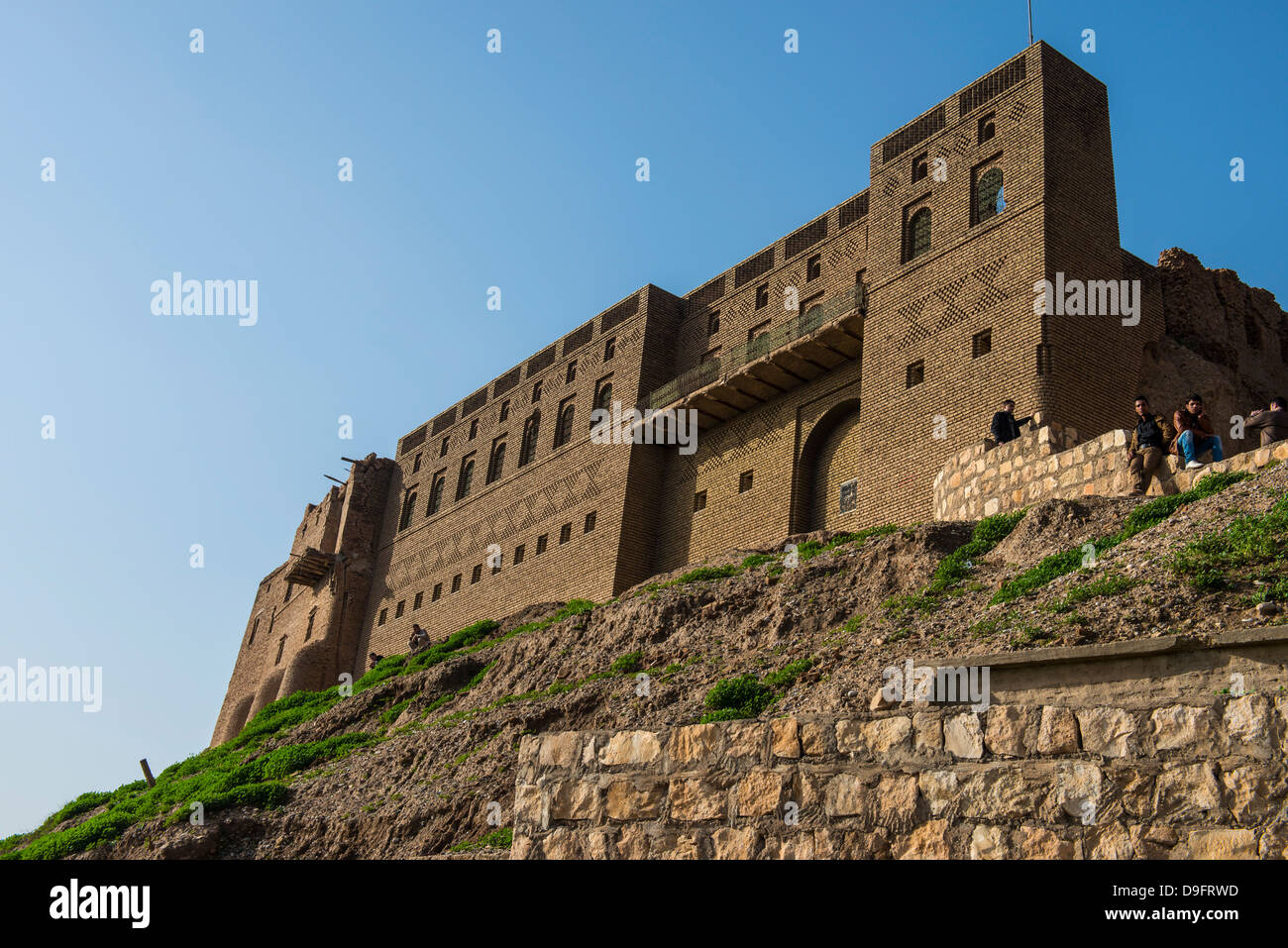 La citadelle d'Erbil (Hawler), capitale de l'Irak Kurdistan, Iraq, Middle East Banque D'Images