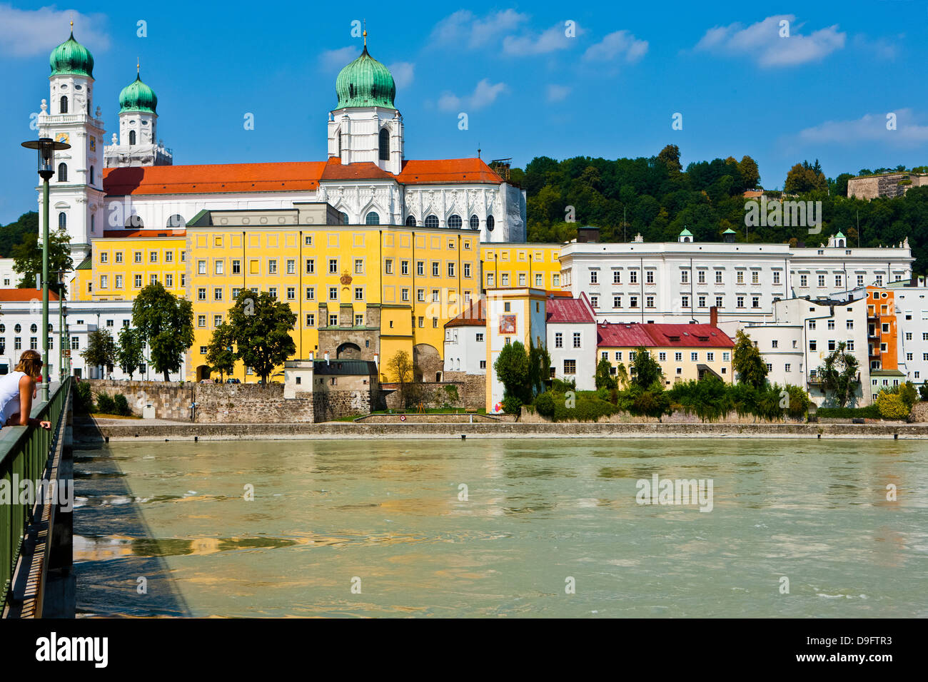 Danube, Passau, Bavière, Allemagne Banque D'Images