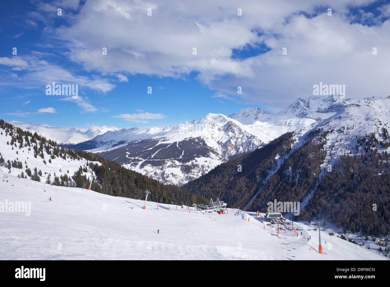 Avis de Crozats, La Plagne, Savoie, Alpes, France Banque D'Images