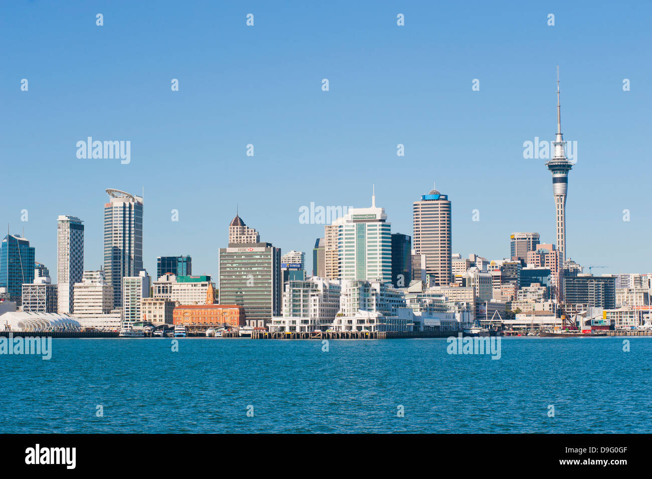 Auckland City skyline, île du Nord, Nouvelle-Zélande Banque D'Images