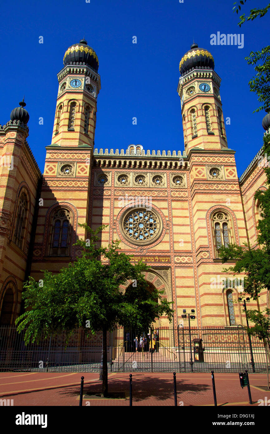 Synagogue de la rue Dohany et Musée juif de Hongrie, Budapest, Hongrie Banque D'Images