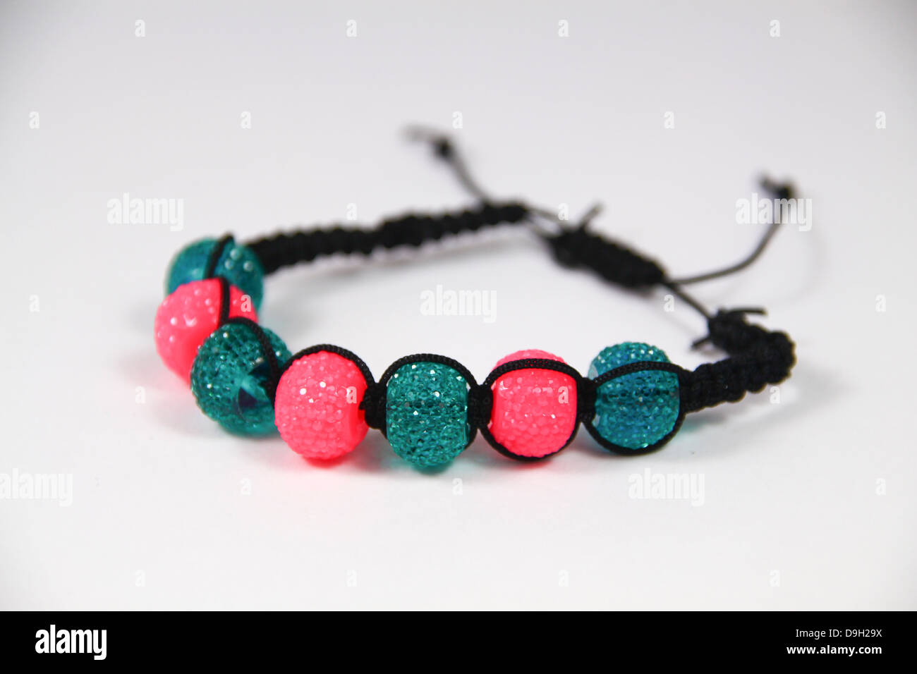 Bracelet Perle Shambala Banque D'Images